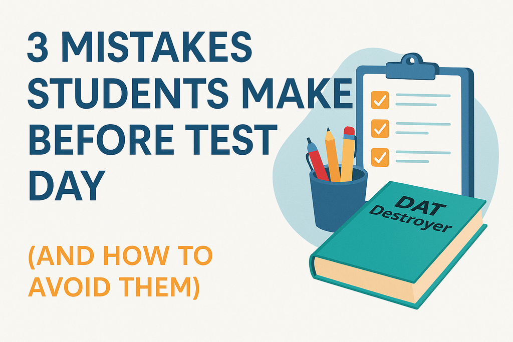 "3 Mistakes Students Make Before Test Day"