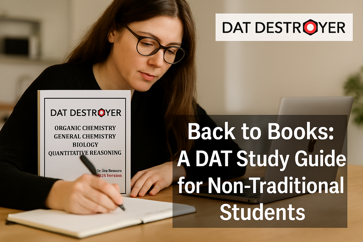 Back to Books: A DAT Study Guide for Non-Traditional Students – Orgoman LLC