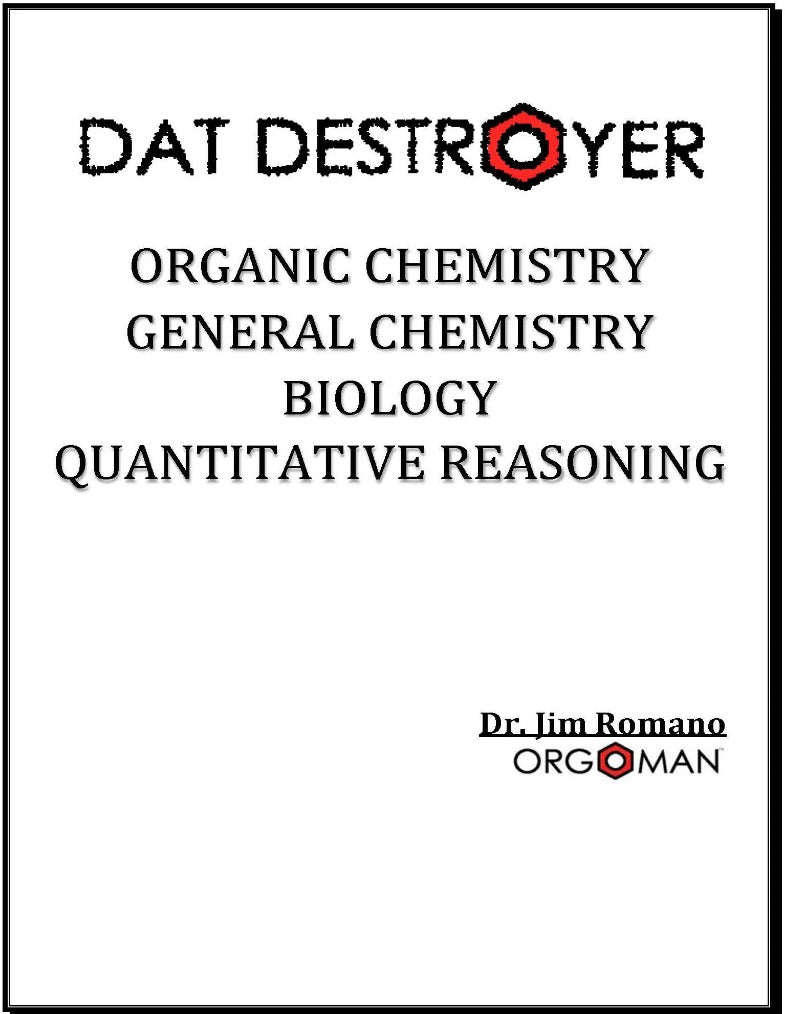 DAT Exam Prep Books 2023 Orgoman
