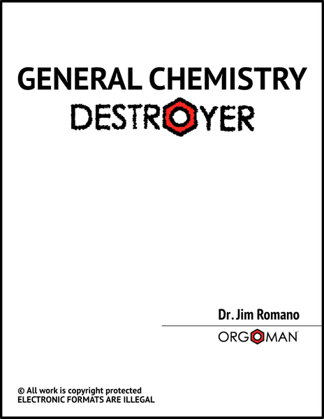 General Chemistry Destroyer – DAT and OAT Study Guide – Orgoman LLC